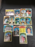 15 Card Lot of 1972 Topps Vintage Baseball Cards from Estate