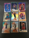 9 Card Lot of BASKETBALL ROOKIE CARDS with Stars and Newer Sets - HIGH BOOK VALUE!