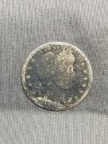 1903 United States Barber Silver Quarter - 90% Silver Coin from Estate