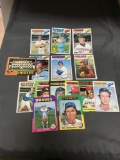 15 Card Lot of Vintage 1970's Baseball Cards from Huge Estate Haul with Rookies and Stars and More!