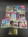 15 Card Lot of Vintage 1970's Baseball Cards from Huge Estate Haul with Rookies and Stars and More!