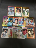 15 Card Lot of Vintage 1970's Baseball Cards from Huge Estate Haul with Rookies and Stars and More!