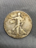 1929-S United States Walking Liberty Silver Half Dollar - 90% Silver Coin from Estate
