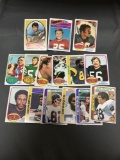 15 Card Lot of Vintage 1970's Football Trading Card from Huge Estate Collection