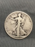 1936-S United States Walking Lberty Silver Half Dollar - 90% Silver Coin from Estate