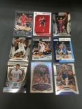 9 Card Lot of BASKETBALL ROOKIE CARDS all Newer Years with Stars and Prospects