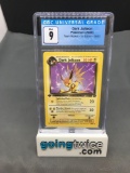 CGC Graded 2000 Pokemon Team Rocket 1st Edition #38 DARK JOLTEON Trading Card - MINT 9