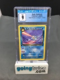 CGC Graded 2000 Pokemon Team Rocket 1st Edition #37 DARK GOLDUCK Trading Card - MINT 9