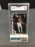 GMA Graded 2020 Topps Chrome Ben Baller #90 TIM ANDERSON White Sox Baseball Card - GEM MINT 10