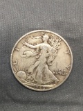 1942-S United States Walking Liberty Silver Half Dollar - 90% Silver Coin from Estate