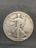 1945 United States Walking Liberty Silver Half Dollar - 90% Silver Coin from Estate