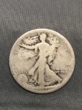 1917-S United States Walking Liberty Silver Half Dollar - 90% Silver Coin from Estate