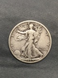 1933-S United States Walking Liberty Silver Half Dollar - 90% Silver Coin from Estate