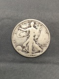 1939-D United States Walking Liberty Silver Half Dollar - 90% Silver Coin from Estate