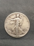 1941 United States Walking Liberty Silver Half Dollar - 90% Silver Coin from Estate