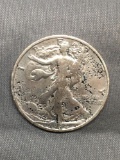 1944-S United States Walking Liberty Silver Half Dollar - 90% Silver Coin from Estate