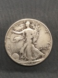 1941 United States Walking Liberty Silver Half Dollar - 90% Silver Coin from Estate