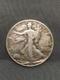 1946 United States Walking Liberty Silver Half Dollar - 90% Silver Coin from Estate