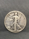 1934 United States Walking Liberty Silver Half Dollar - 90% Silver Coin from Estate