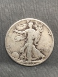 1935 United States Walking Liberty Silver Half Dollar - 90% Silver Coin from Estate