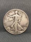 1942-S United States Walking Liberty Silver Half Dollar - 90% Silver Coin from Estate