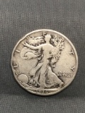 1936 United States Walking Liberty Silver Half Dollar - 90% Silver Coin from Estate