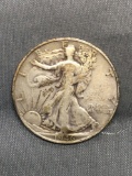 1946-S United States Walking Liberty Silver Half Dollar - 90% Silver Coin from Estate