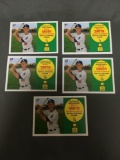5 Card Lot of 2020 Topps 1960 Style WILL SMITH Dodgers ROOKIE Baseball Cards