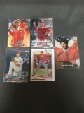 5 Card Lot of 2018 SHOHEI OHTANI Angels ROOKIE Baseball Cards from Collection