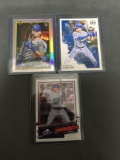 3 Card Lot of GAVIN LUX Los Angeles Dodgers ROOKIE Baseball Cards