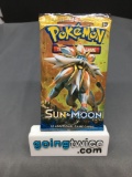 Factory Sealed Pokemon SUN & MOON Base Set 10 Card Booster Pack