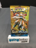 Factory Sealed Pokemon SUN & MOON Base Set 10 Card Booster Pack