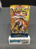 Factory Sealed Pokemon SUN & MOON Base Set 10 Card Booster Pack