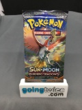 Factory Sealed Pokemon Sun & Moon BURNING SHADOWS 10 Card Booster Pack