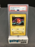 PSA Graded 1999 Pokemon Base Set Unlimited #67 VOLTORB Trading Card - NM-MT 8