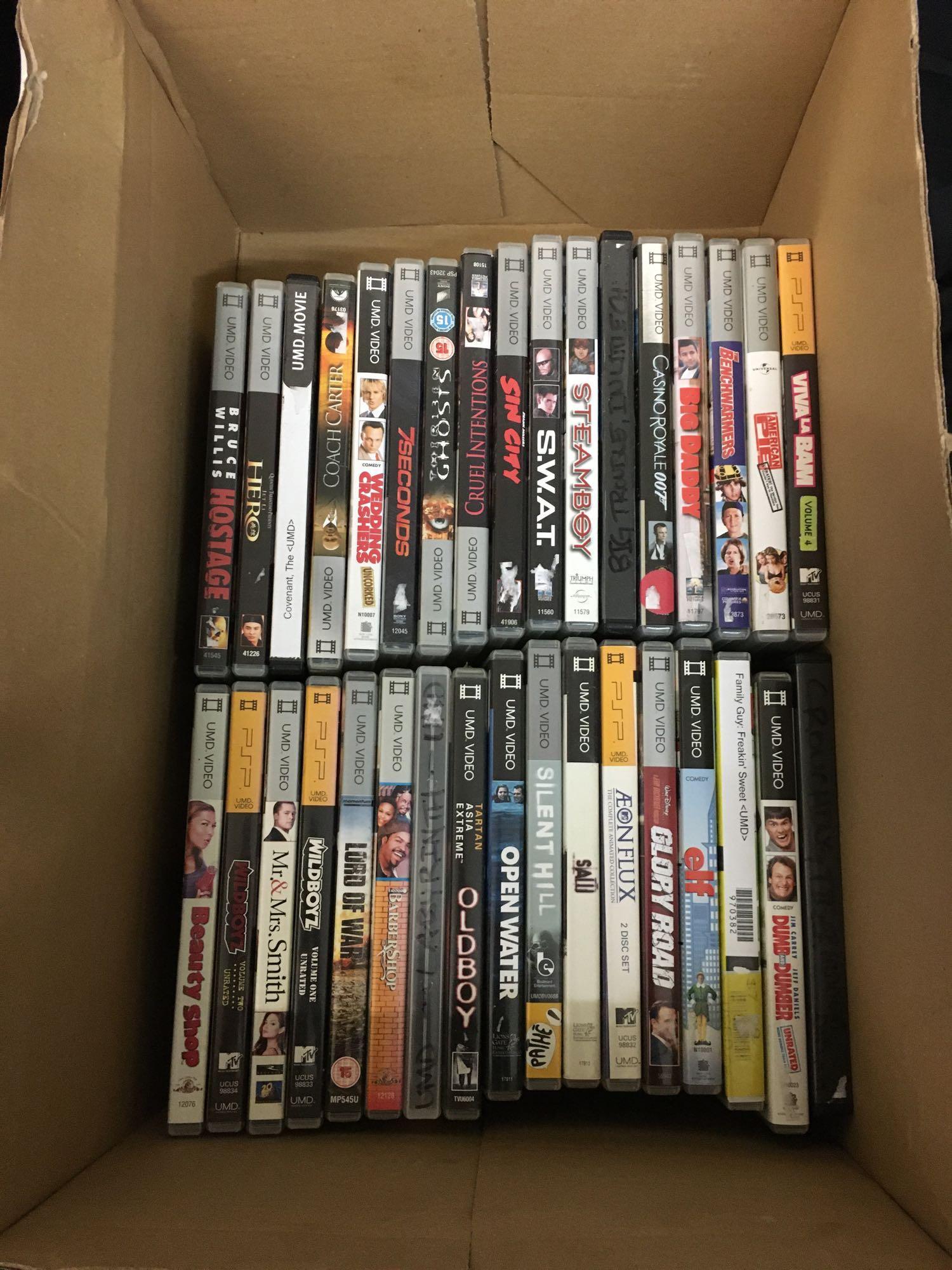 Lot of PSP UMD Video Movies From Huge Video Gamer | Proxibid