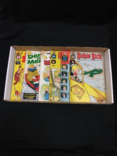 Lot of Vintage Comic Book Books from Unsearched Estate Collection