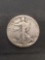 1941-D United States Walking Liberty Silver Half Dollar - 90% Silver Coin from Estate