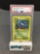 PSA Graded 1999 Pokemon Base Set Unlimited #66 TANGELA Trading Card - MINT 9