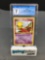 CGC Graded 2000 Pokemon Team Rocket 1st Edition #49 ABRA Trading Card - NM 7