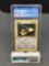 CGC Graded 2000 Pokemon Team Rocket 1st Edition #55 EEVEE Trading Card - NM+ 7.5