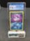 CGC Graded 2000 Pokemon Team Rocket 1st Edition #45 DARK VAPOREON Trading Card - NM+ 7.5