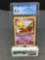 CGC Graded 2000 Pokemon Team Rocket 1st Edition #49 ABRA Trading Card - NM-MT+ 8.5