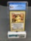 CGC Graded 2000 Pokemon Team Rocket 1st Edition #62 MEOWTH Trading Card - NM-MT+ 8.5