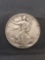 1946 United States Walking Liberty Silver Half Dollar - 90% Silver Coin from Estate
