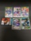 5 Card Lot of Hand Signed SEAHAWKS Vintage Football Trading Cards