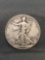 1938 United States Walking Liberty Silver Half Dollar - 90% Silver Coin from Estate