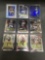 9 Card Lot of Football ROOKIE Cards - Mostly Modern Years - Prizms, Future Stars and More!