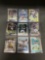 9 Card Lot of Football ROOKIE Cards - Mostly Modern Years - Prizms, Future Stars and More!
