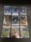 9 Card Lot of Football ROOKIE Cards - Mostly Modern Years - Prizms, Future Stars and More!